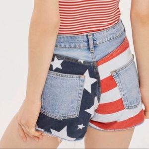 Topshop Moto Jean Mom Shorts Size 12